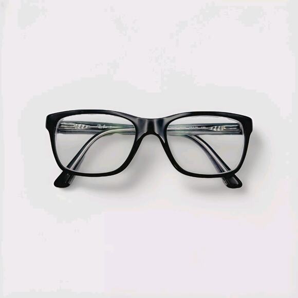 Ray-Ban RB 1536 3529 Eyeglasses Frame Only Black 48-16-130 Glasses Vtg